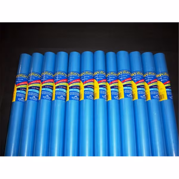 Fade Resistant Art Rolls Bright Blue 36 In. X 30 Ft. 12 Pack, 12PK, Riteco Raydiant, Mfr#: 80156