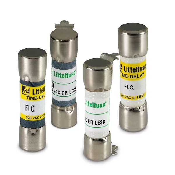 Midget Fuse, FLQ Series, Time-Delay, 3A, 500V AC, Non-Indicating, 10kA at 500VAC, Littelfuse, Mfr#: FLQ003