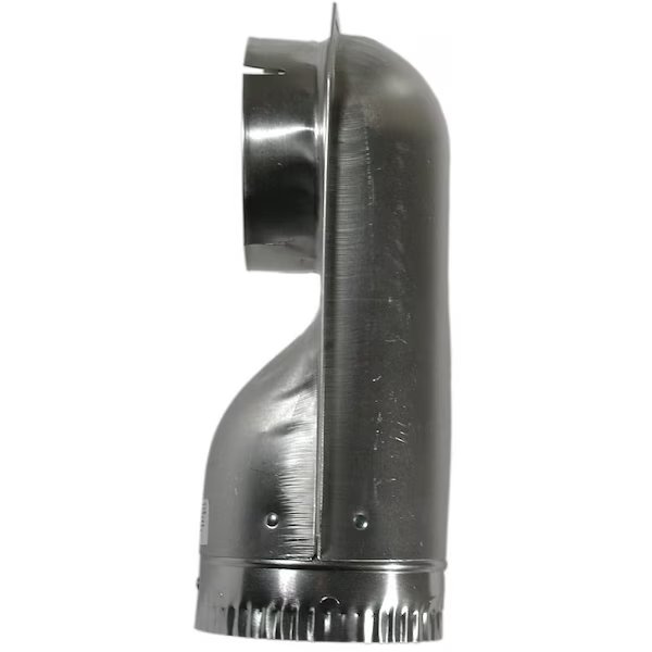 SAFTDUCT 0 Offset Elbow, 42 in Connection, Male x Female Thread, Aluminum, Builders Best, Mfr#: 10155