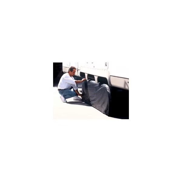 Triple Tire Cover, Fits 30 Inch To 32 Inch Diameter Tires, Slip On, Black, Vinyl, Single, Adco, Mfr#: 3992