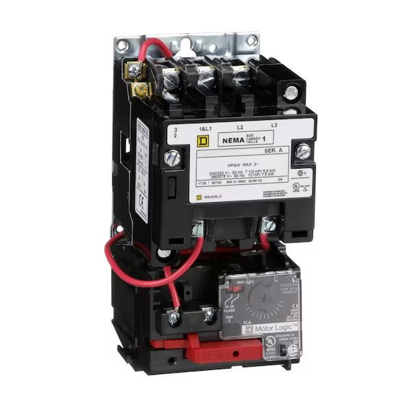 NEMA Magnetic Motor Starter, 120V AC, 3 P, Schneider Electric, Mfr#: 8536SCO3V02H308S