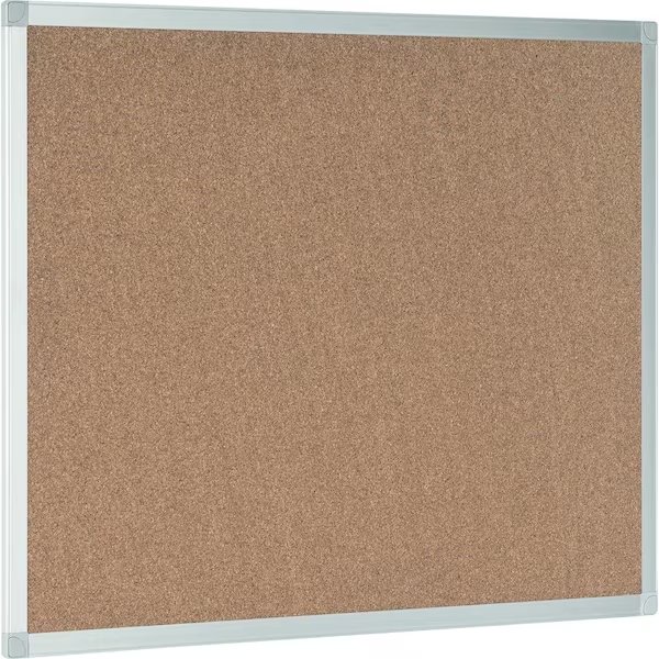 Cork Bulletin Board, 18" X 24", Aluminum Frame, Mastervision, Mfr#: CA02409214