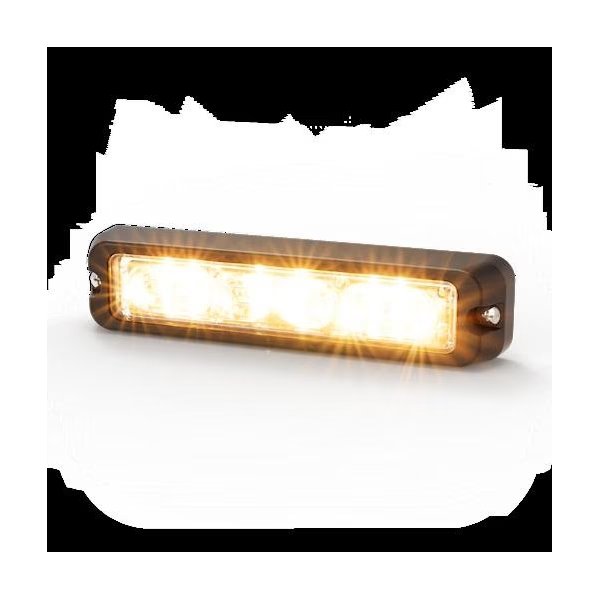 6 LED HEAD MULTIMOUNT 12-24V AMBER, Ecco Safety Group, Mfr#: ED3706A