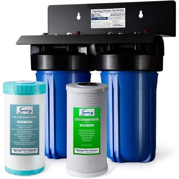 2Stage Whole House Water Filtration System, Ispring, Mfr#: WGB21BM