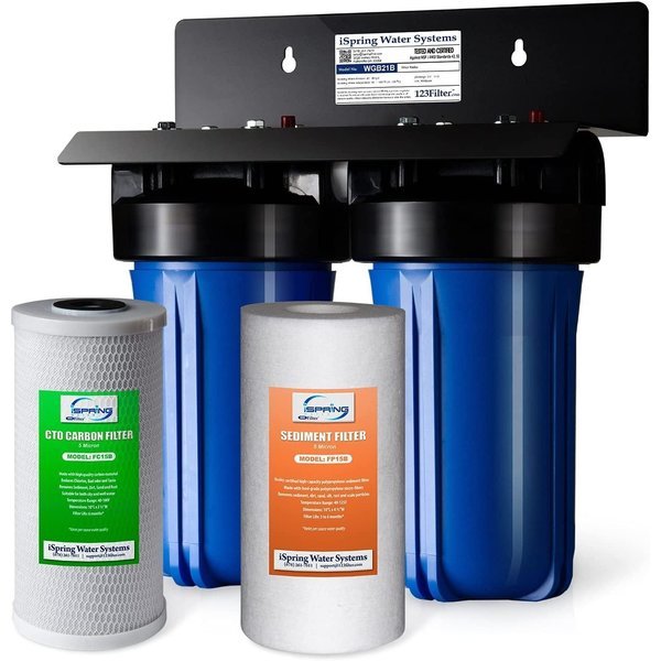 2Stage Whole House Water Filtration System, Ispring, Mfr#: WGB21B