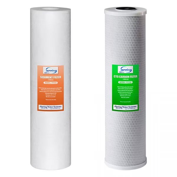2Stage Whole House Water Filter Replacement Pack Set 2PK, Ispring, Mfr#: F2WGB22B