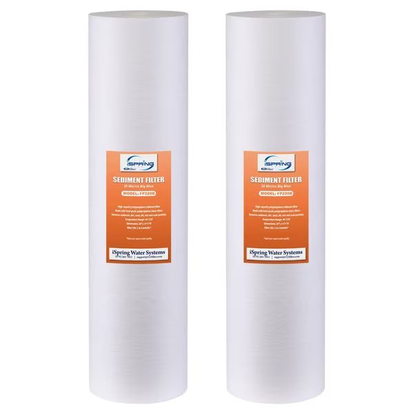 Sediment Filter Replacement Cartridges 2PK, Ispring, Mfr#: FP220BX2