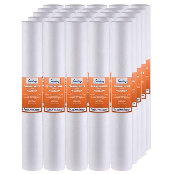 Fine Sediment Water Replacement Cartridges 25PK, Ispring, Mfr#: FP25X25