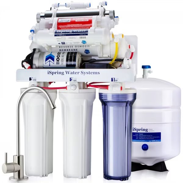 100GPD Under Sink 7Stage RO System, Ispring, Mfr#: RCC1UP-AK