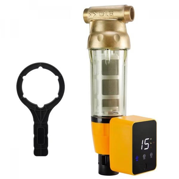 Reusable Spin Down Sediment Water Filter 100 Micron, Ispring, Mfr#: WSP100ARB